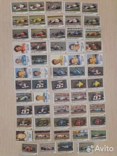 Вкладыши от жвачек Formula 1 (формула 1 )