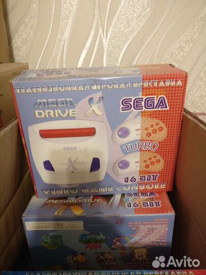 Приставки, джостики Dendy Sega новые много штук