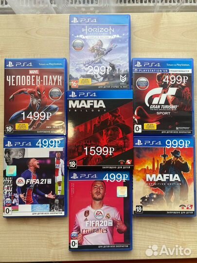 Игры для ps4 на дисках