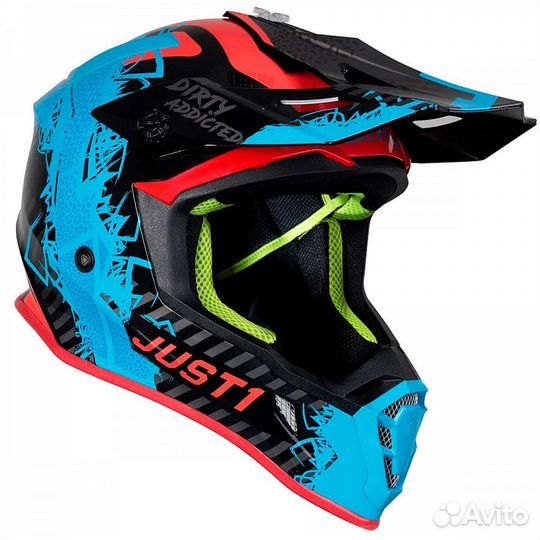 Мотошлем кроссовый just1 J38 Mask M