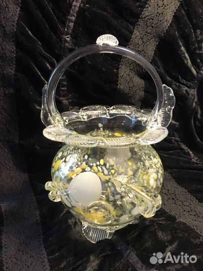 Винтажная ваза конфетница СССР