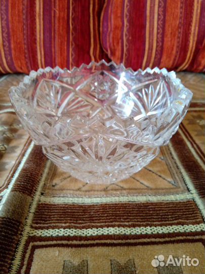 Хрустальные салатницы-креманки.2шт