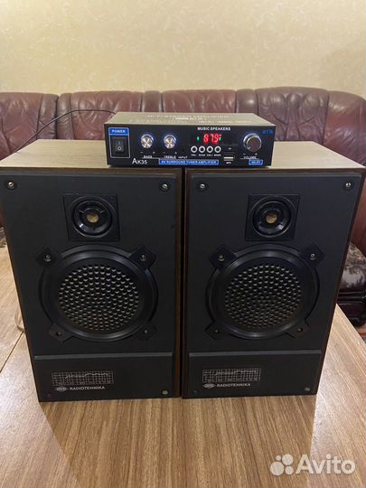 Комлект радиотехника и усилитель 3 в 1