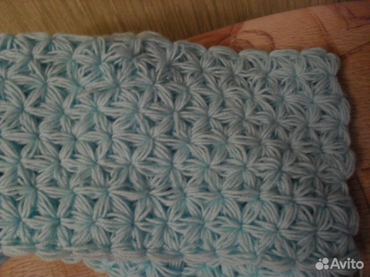 Шарф двусторонний ручной работы