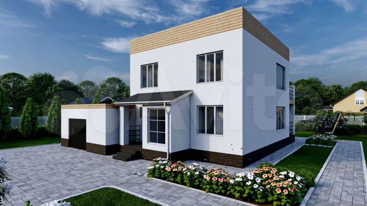 Дом 115 м² на участке 10 сот.