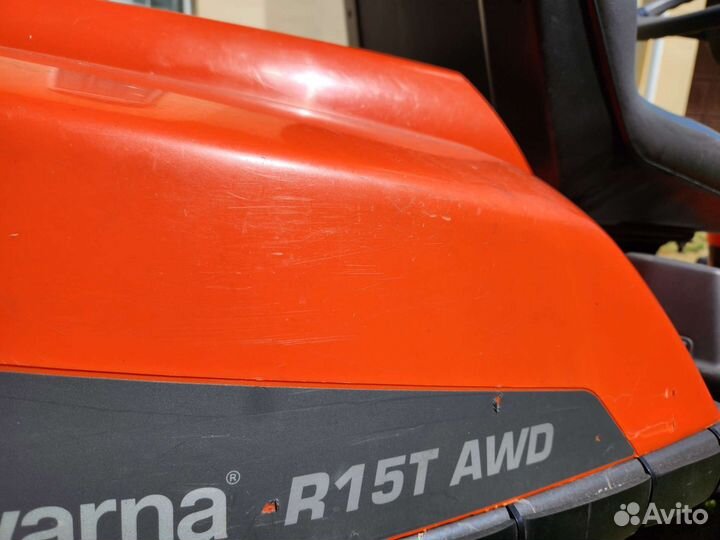 Райдер Husqvarna R15T / R316 AWD с прицепом