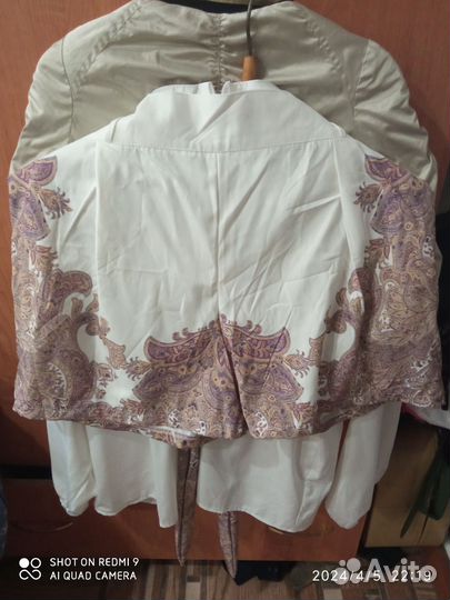 Летний женский костюм, рубашка и шорты