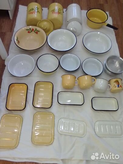 Посуда эмаль СССР