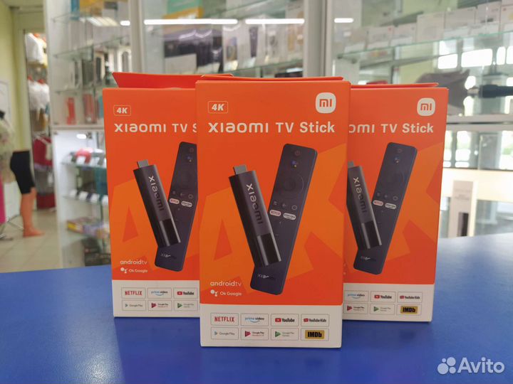 Тв приставка Xiaomi Mi TV Stick 4К
