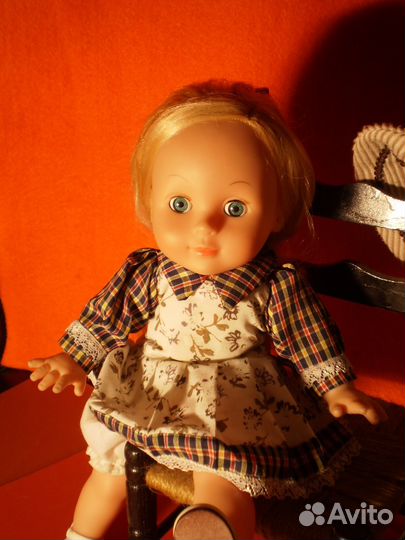 Кукла в шляпке, мягконабивная, 33 см