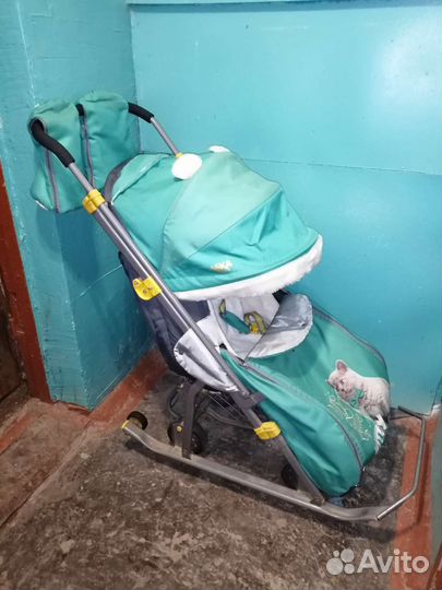 Коляска санки