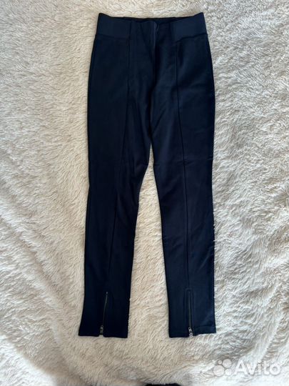 Штаны школьные, темно синие, 146 для девочки