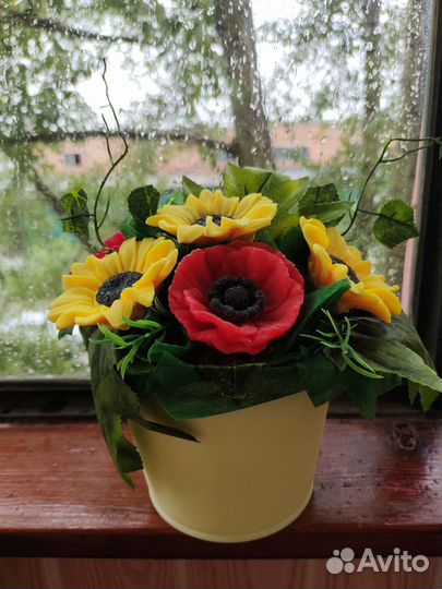 Мыло ручной работы букет