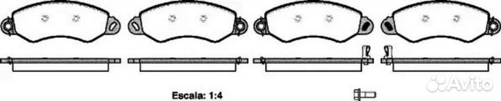 Road house 2125502 Колодки торм. диск. maxus Bus/V
