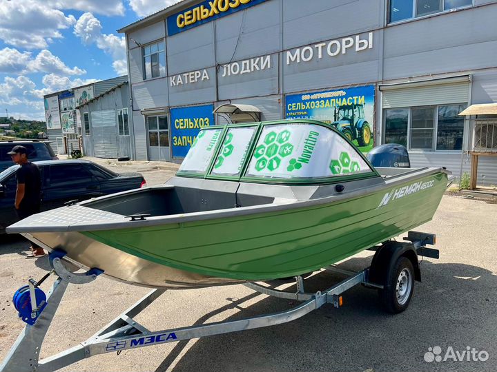 Лодка Neman 450DC+Yamaha 50лс+прицеп