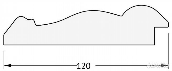 Зеркало Evoform Exclusive 120х72 BY 3454 с фацето