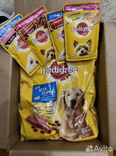 Новый корм для собак pedigree сухой