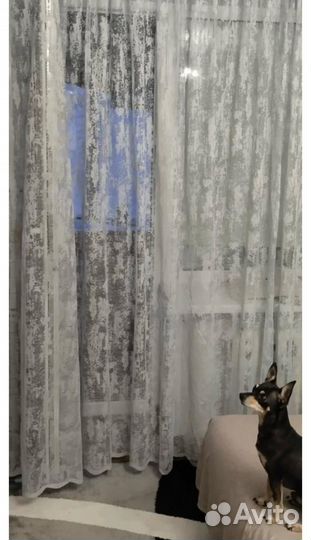 Тюль мрамор