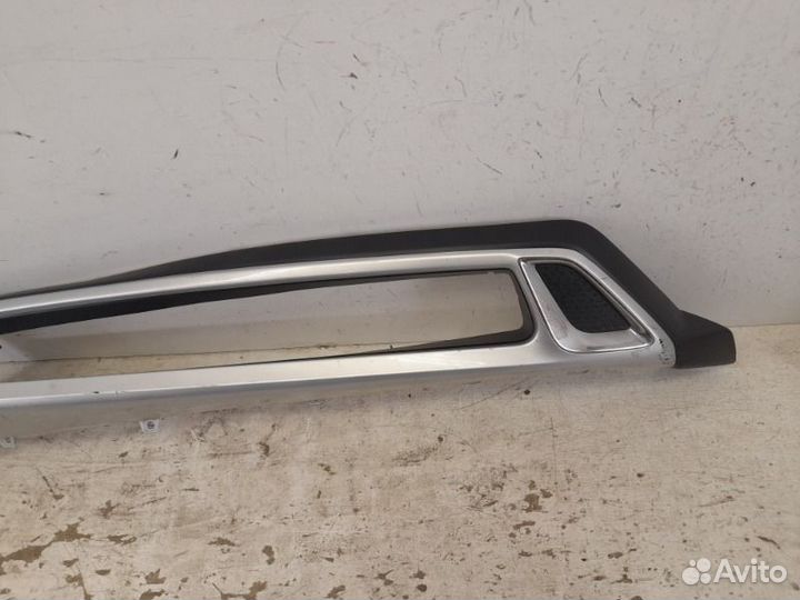 Накладка бампера передняя Mitsubishi Outlander 3