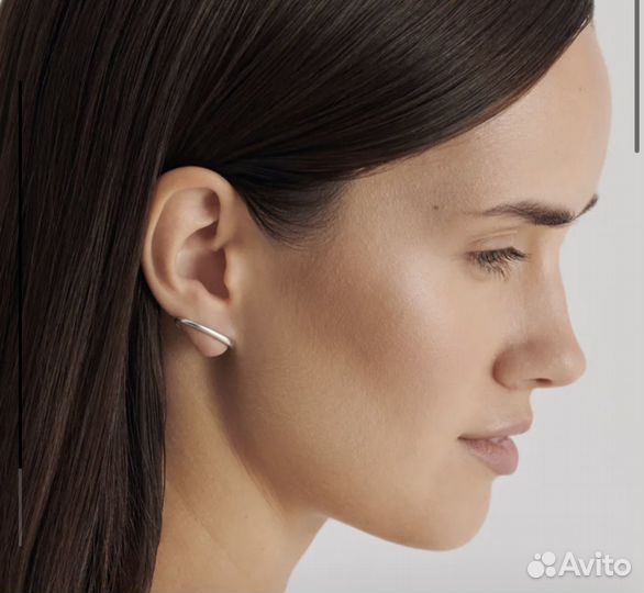 Вариативные серьги (серебро) Dark Rain Debare