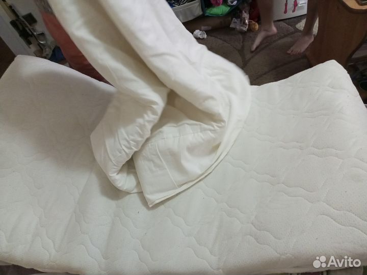 Матрас +ботики набор для детской кроватки