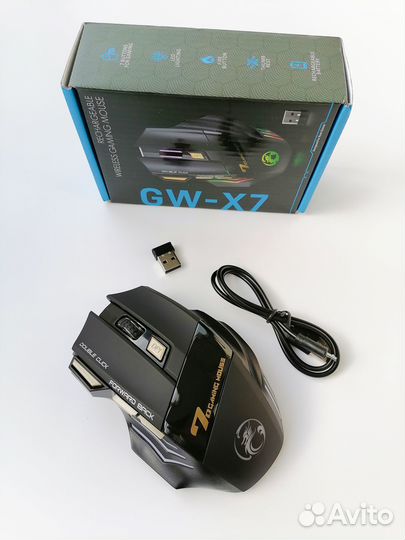 Игровая мышь беспроводная iMice RGB 3200 dpi