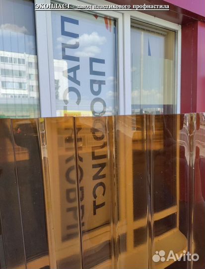 Профлист пэт новый от производителя пластмас. h-57