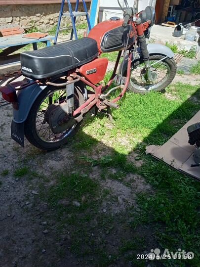 Мотоцикл под восстановление, двигатель Ява