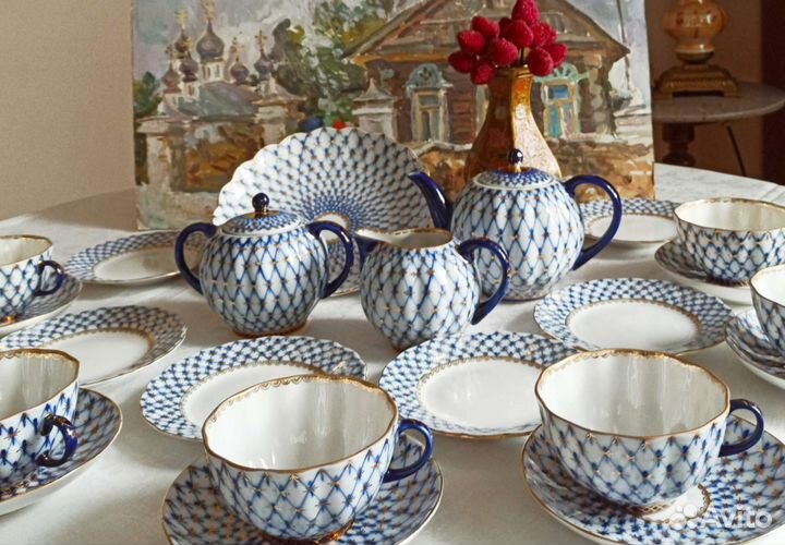 Чайные пары,сервизы, тарелки статуэтка лфз СССР