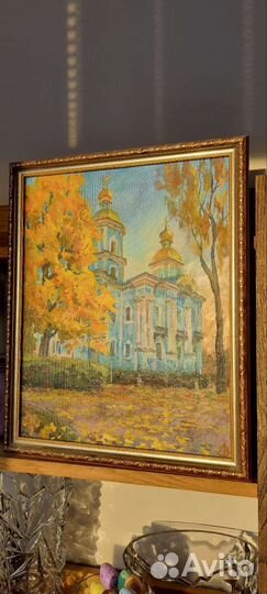 Картина маслом на холсте в раме