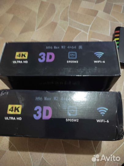 Андроид смарт тв приставка H96Max 2/16 4/32 4/64Gb