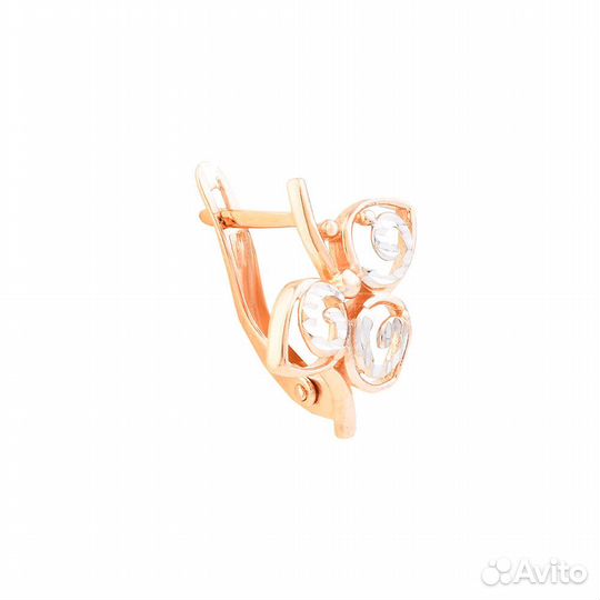 Серьги золотые