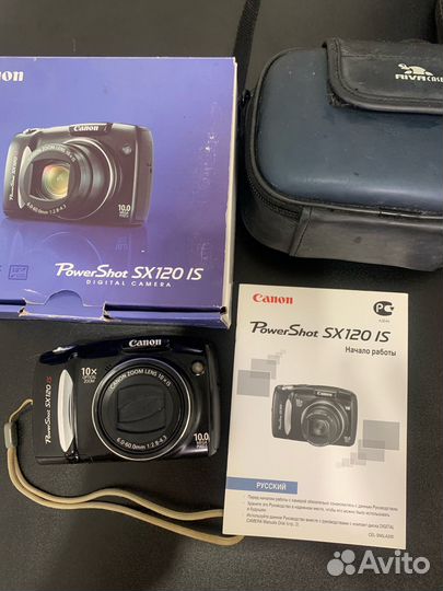 Компактный фотоаппарат Canon PowerShot SX120 IS