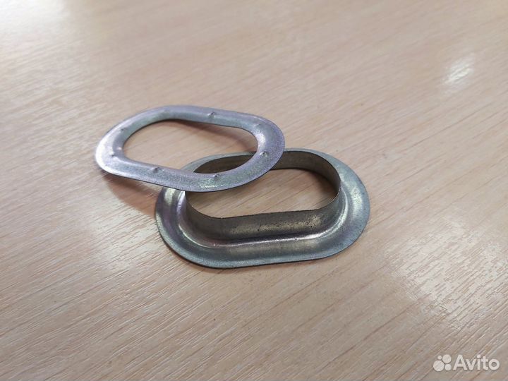 Люверс тента прицепа овальный d40мм (в комплекте