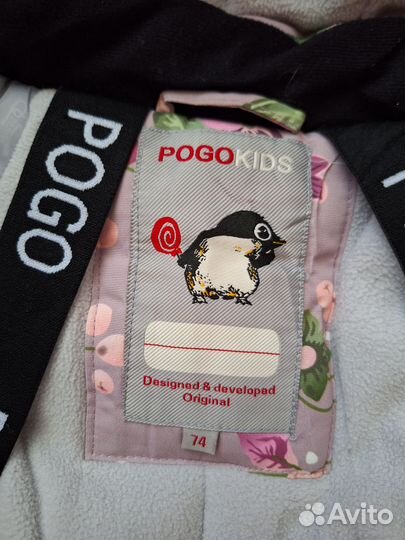 Комбинезон зимний pogo kids, 74 р