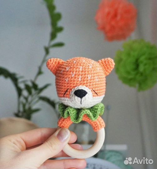 Погремушка грызунок лисичка