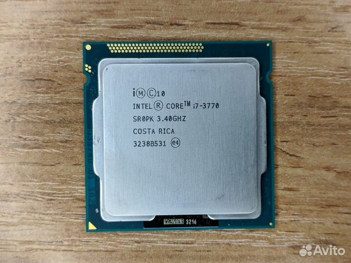 Intel core i7 3770 Гарантия