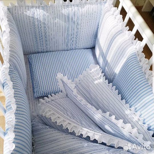 Детские бортики, декоративные подушки