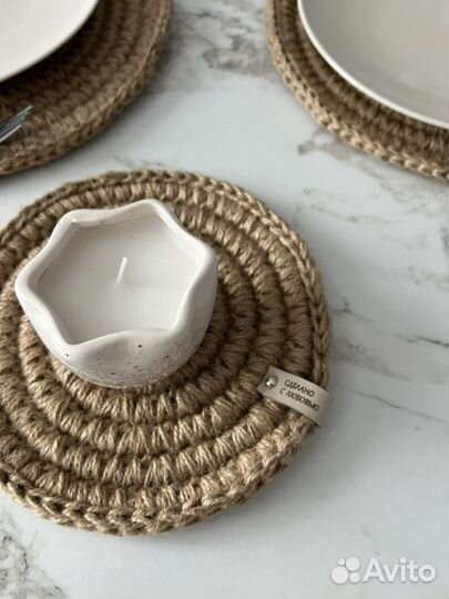 Салфетки из джута