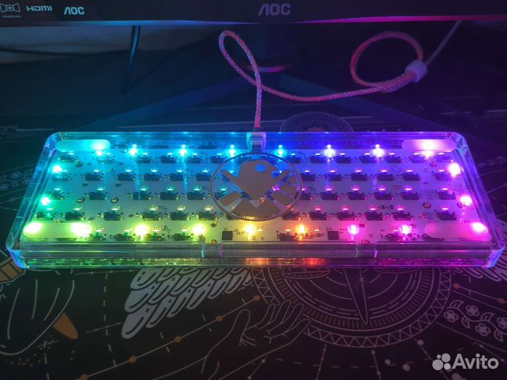 Игровая механическая клавиатура Everglide sk68