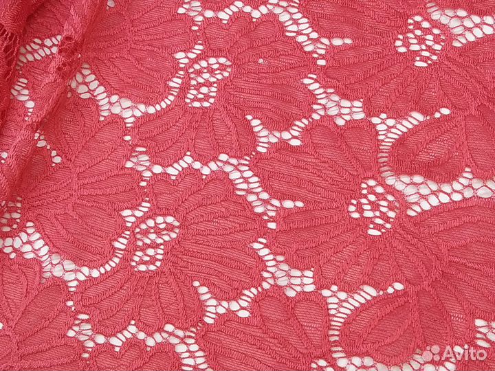 Кружевное полотно гипюр. Отрез