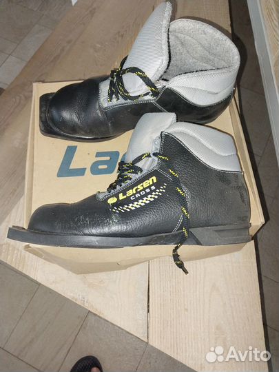 Лыжные ботинки larsen продам или обмен