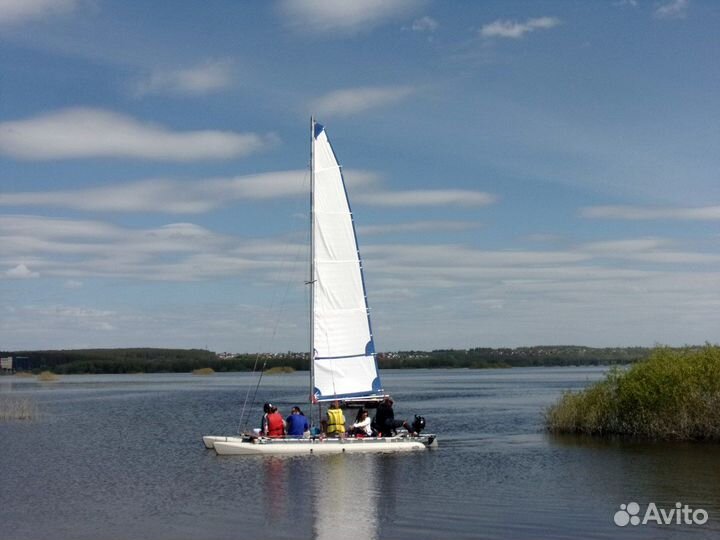 Прогулки под парусом по реке Волга
