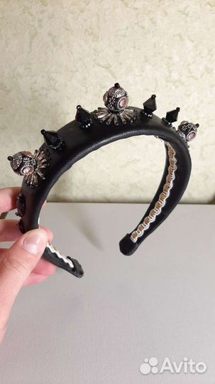 Ободок готический ручной работы