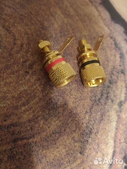 Акустические бананы и зажимы