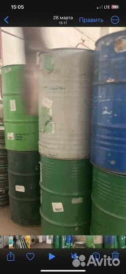 Продам бочки металлические 200 л крышки клапан
