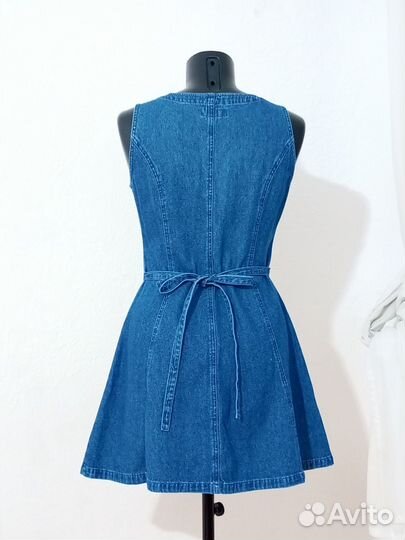 Новое джинсовое платье Винтаж