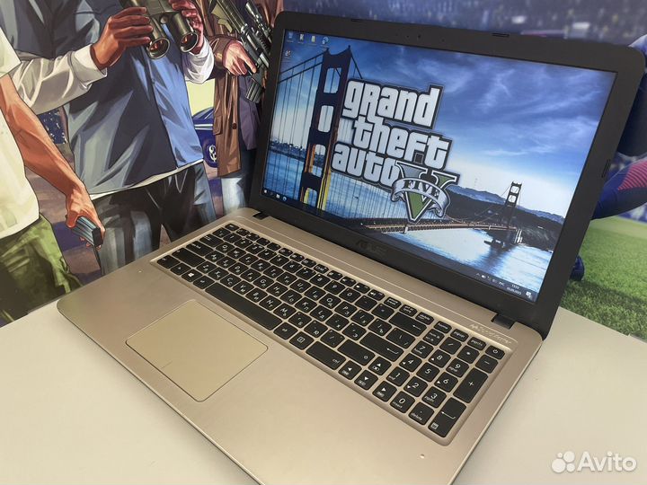 Игровой ноутбук Asus 2видеокарты/4 ядра/Full HD