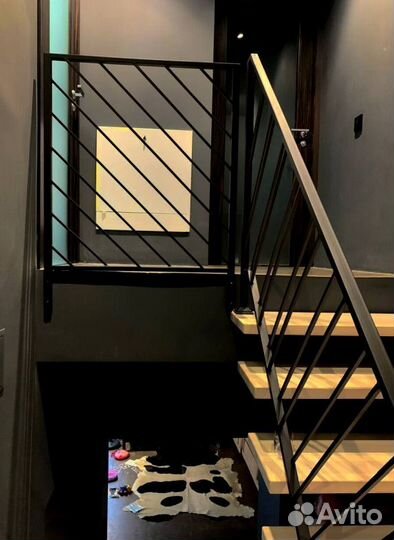 Металлокаркас для лестницы 