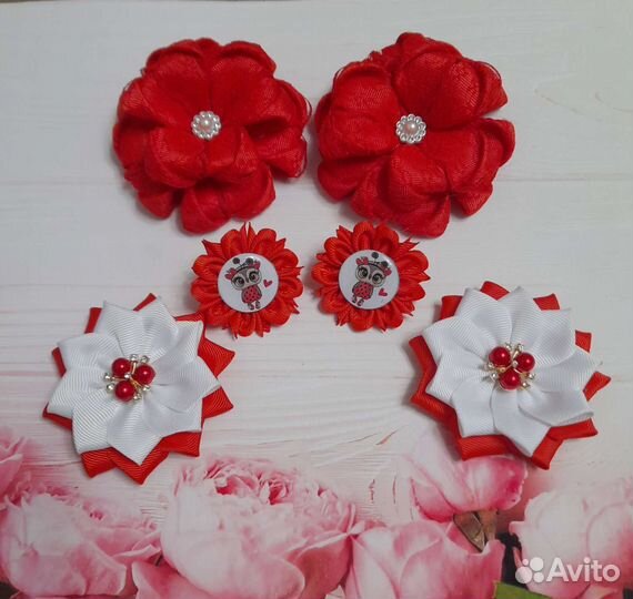 Касные банты для волос